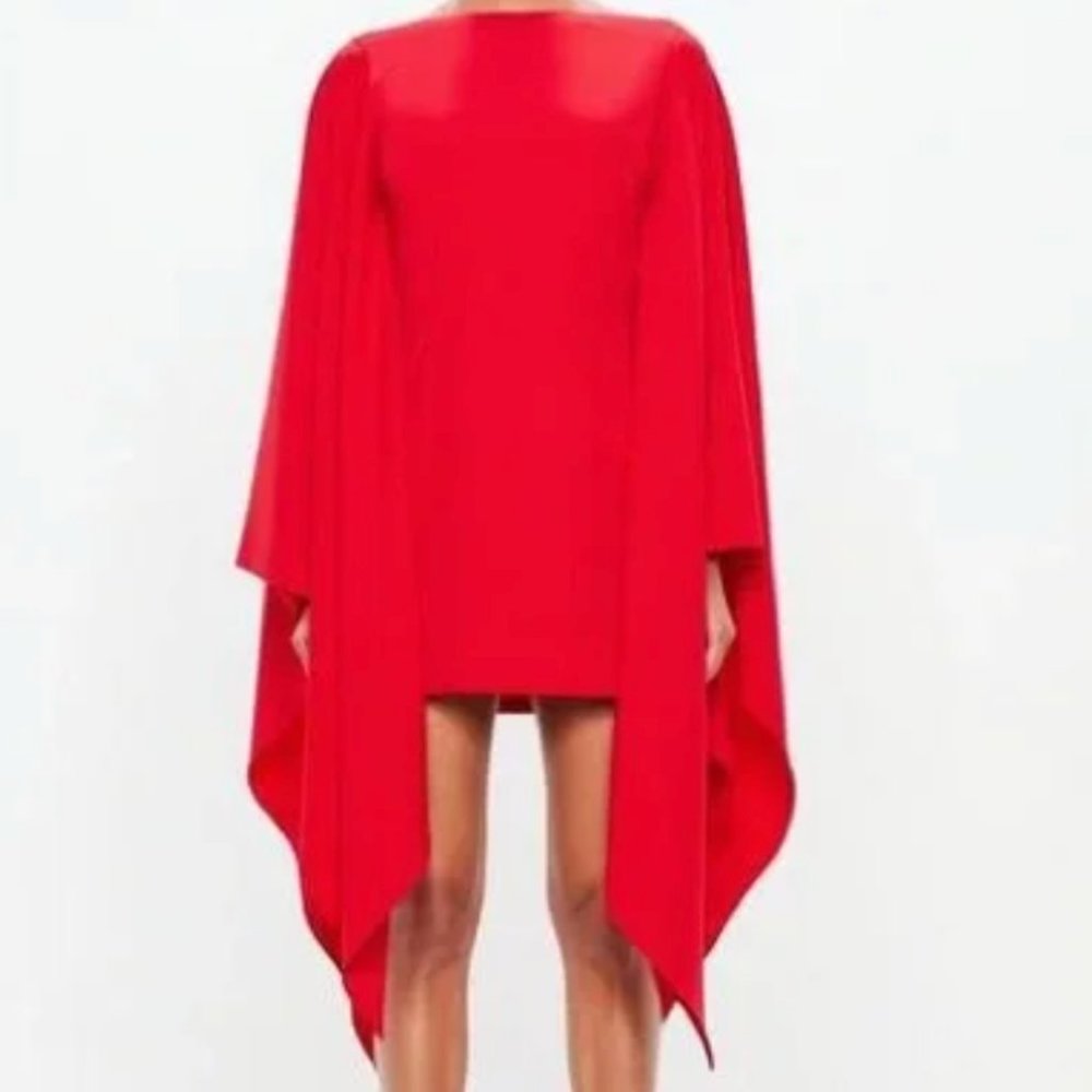 Peace + Love Red Kimono Sleeve Midi Dress